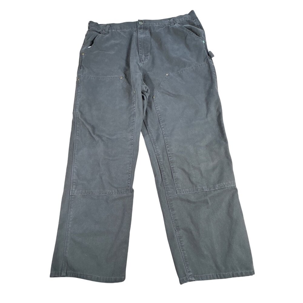 Bear River Mens Workwear Pants 42x30 Gray 100% Cotton Durable Utility Carpenter
